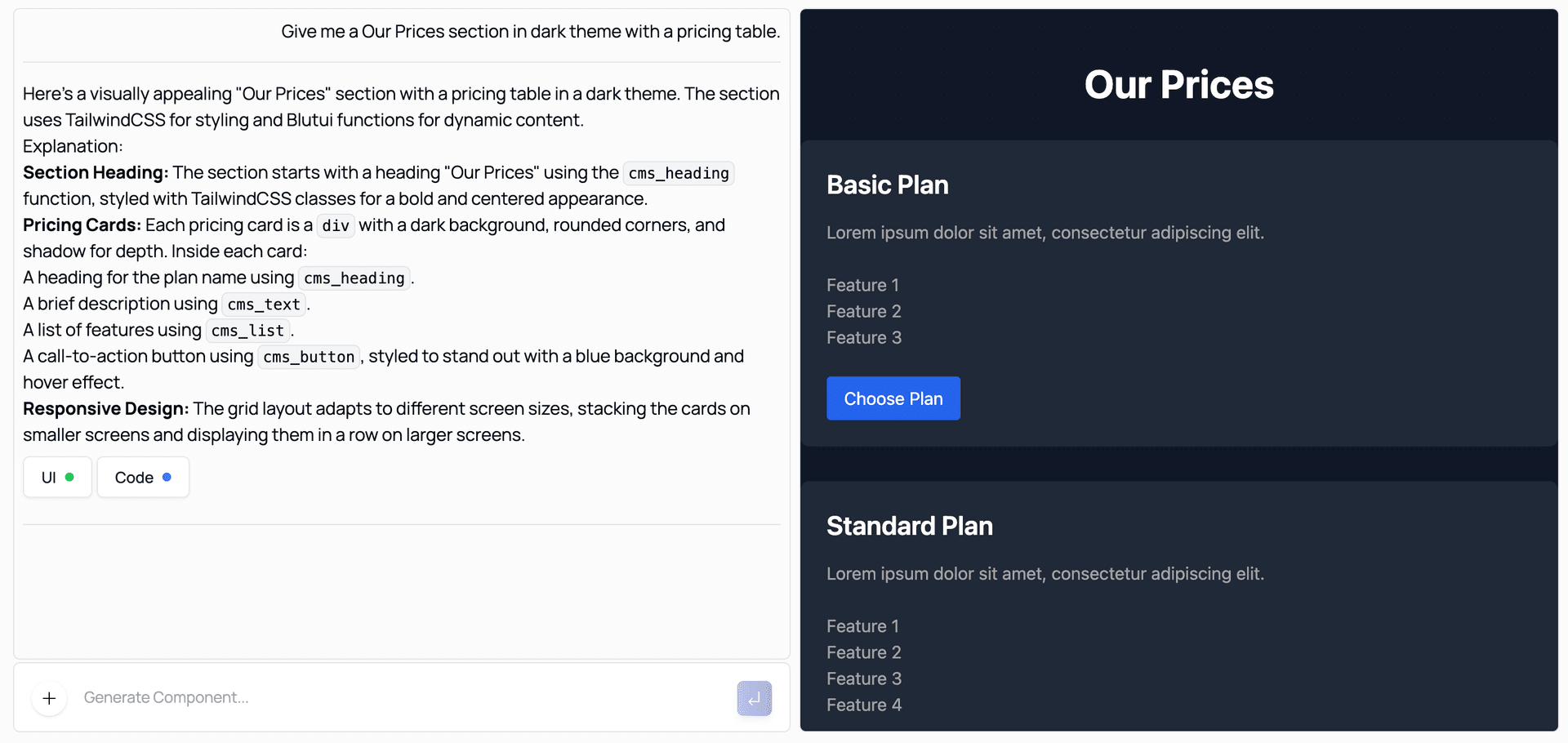 Generated Component