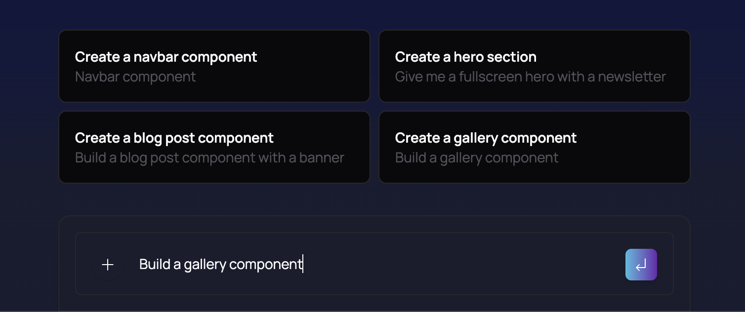 Blutui AI Components textbox